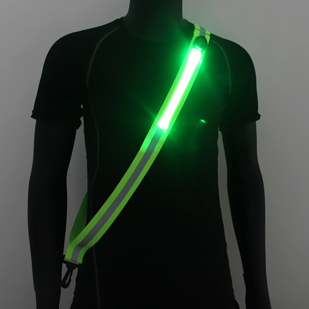 Running Visibility Gear - USB Rechargeable Cycling Reflective Running Gear