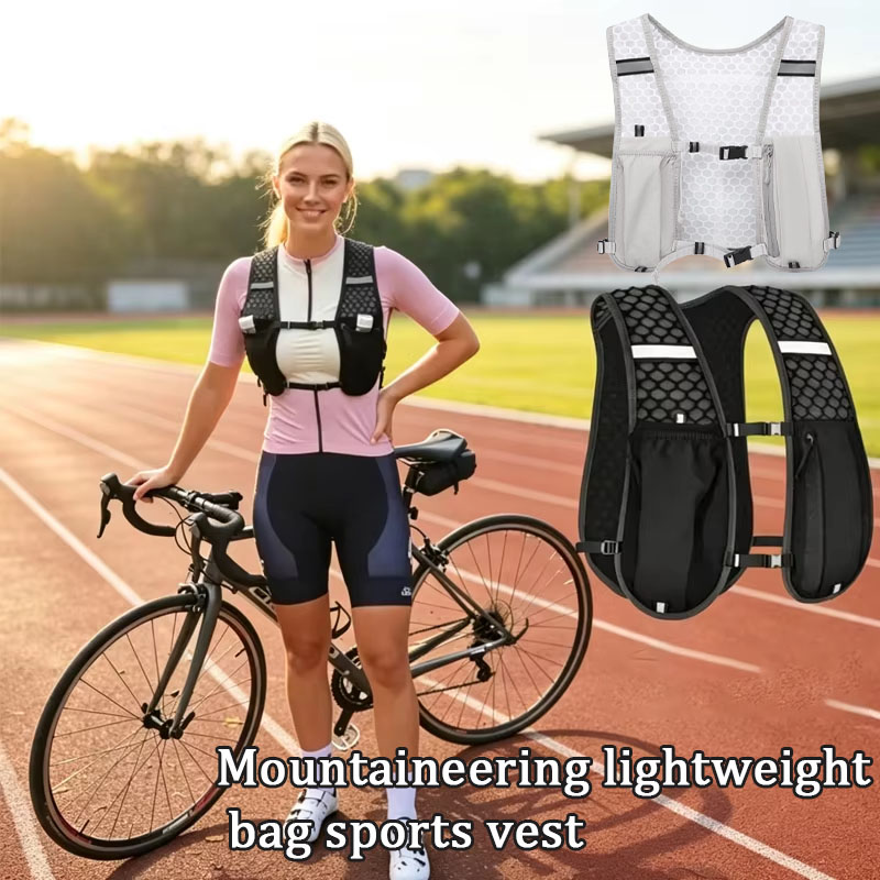 Hydration Vest - 1-4PCS Outdoor Lightweight Hiking Vest Running