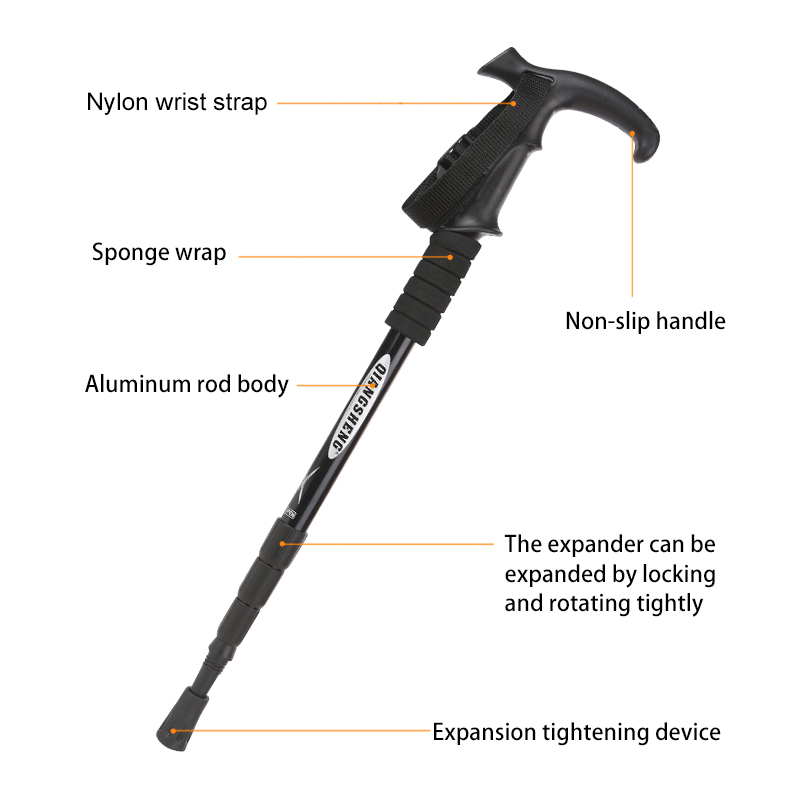 Outdoor Folding Trekkings Pole - Trekking Pole Carbon 评论和价格