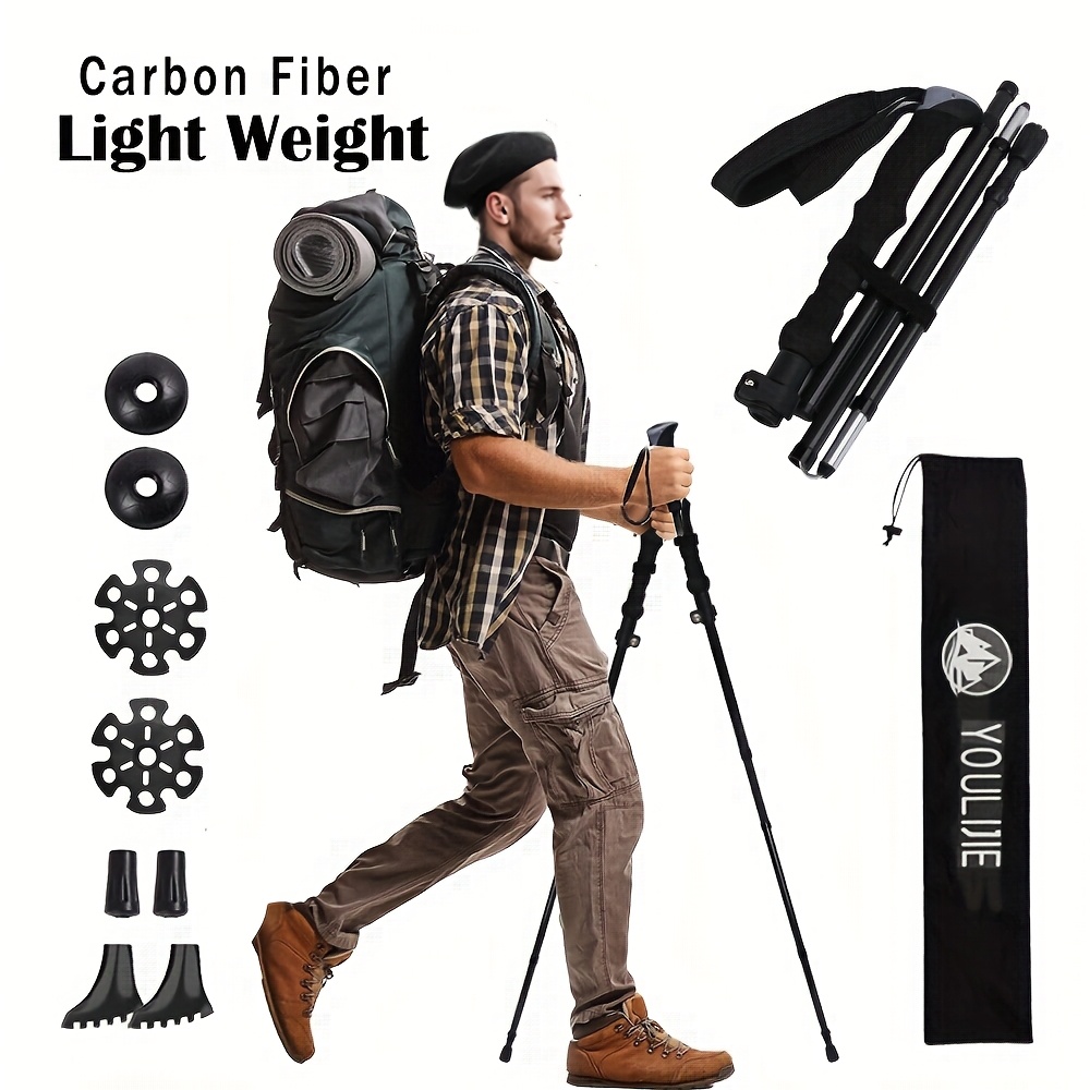 2 Pack Lightweight 100% Carbon - Trekking Pole Carbon 评论和价格