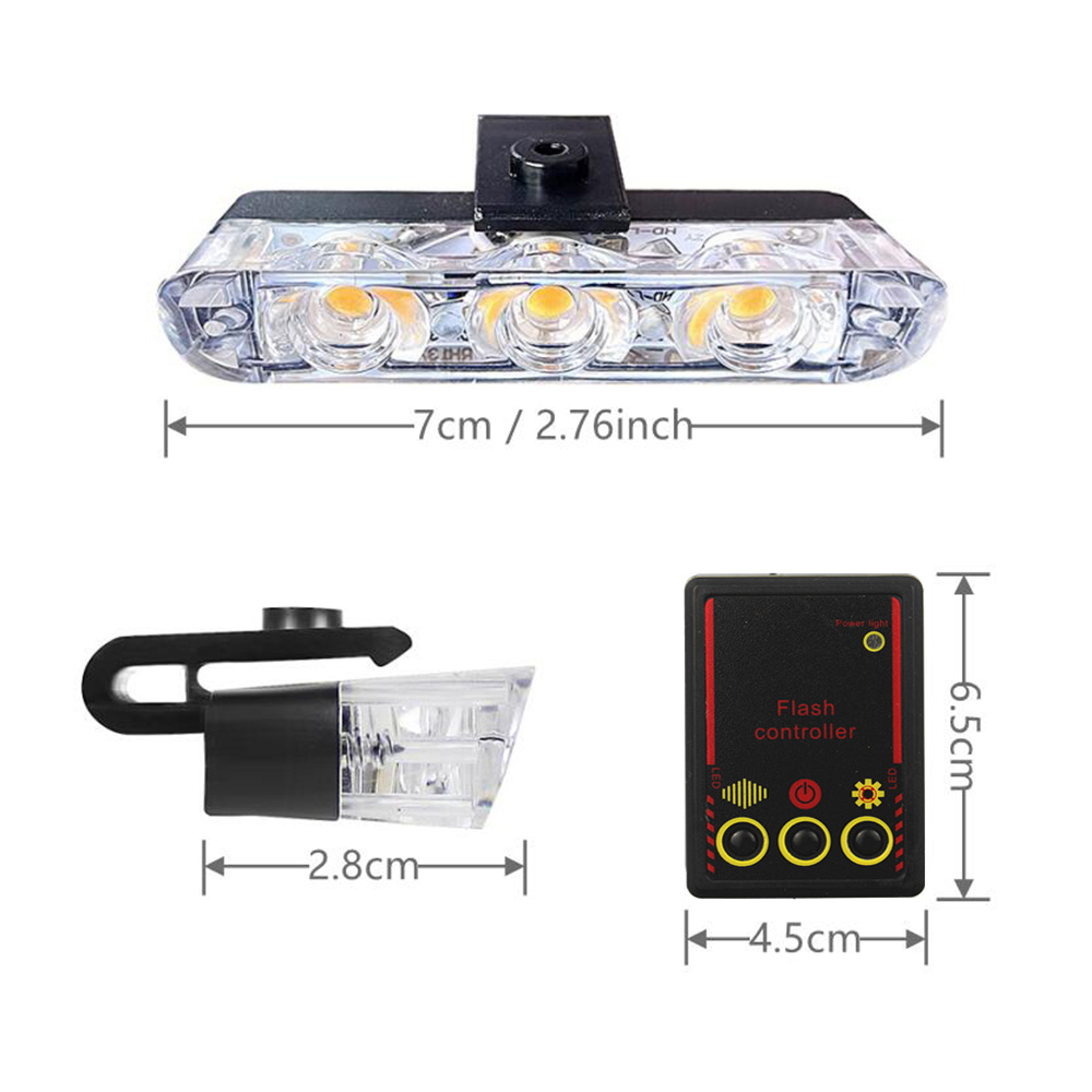12V Car Grille Strobe Light He - Running Headlamp 评论和价格