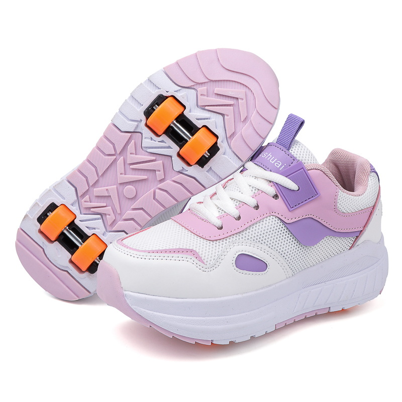 Kids Roller Skates 4 Wheels De - Running Shoes Men 评论和价格