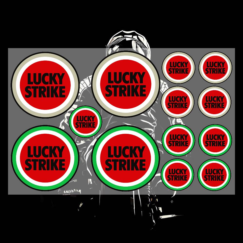 Classic Retro LUCKY Stickers G - Race Bib 评论和价格