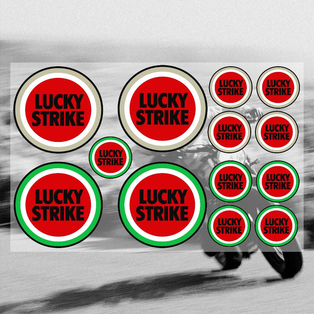 Classic Retro LUCKY Stickers G - Race Bib 评论和价格