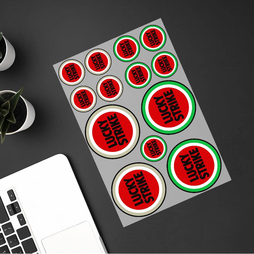 Classic Retro LUCKY Stickers G - Race Bib 评论和价格