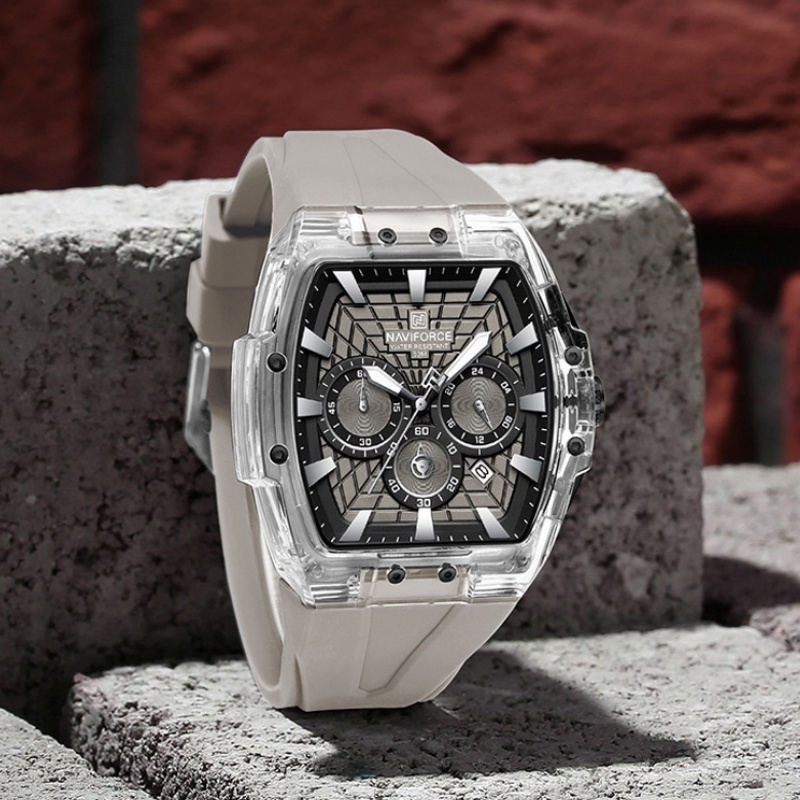 NAVIFORCE Men's 5ATM Waterproo - Running Watch 评论和价格